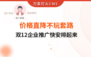 雙12年終大促，價(jià)格直降不玩套路！抗疫三年終結(jié)束，企業(yè)推廣快安排起來~